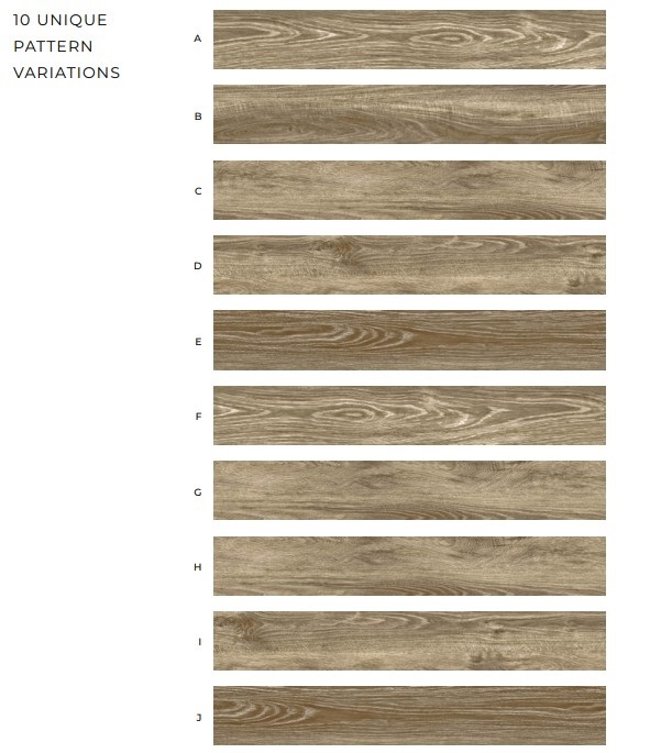 Suelo de vinilo rígido SPC Roble Florida (1.220 x 180 x 3,5 mm, Efecto  madera campestre)